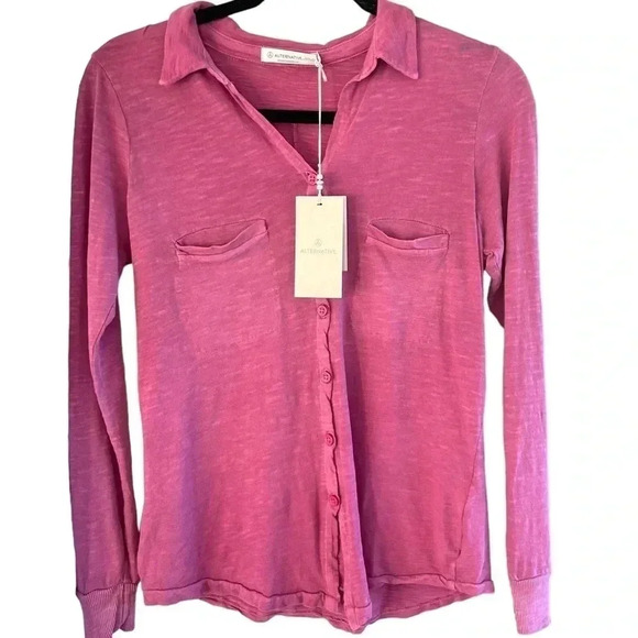 Alternative Apparel Everyday Button-Up Shirt - Picture 1 of 9